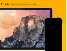 Tablet Screenshot of getnotifyr.com
